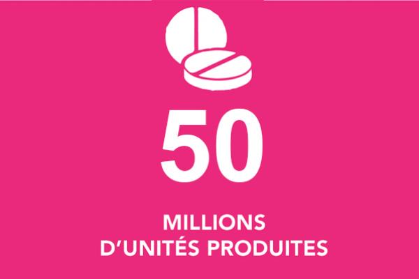 50 MILLIONS D’UNITES PRODUITES